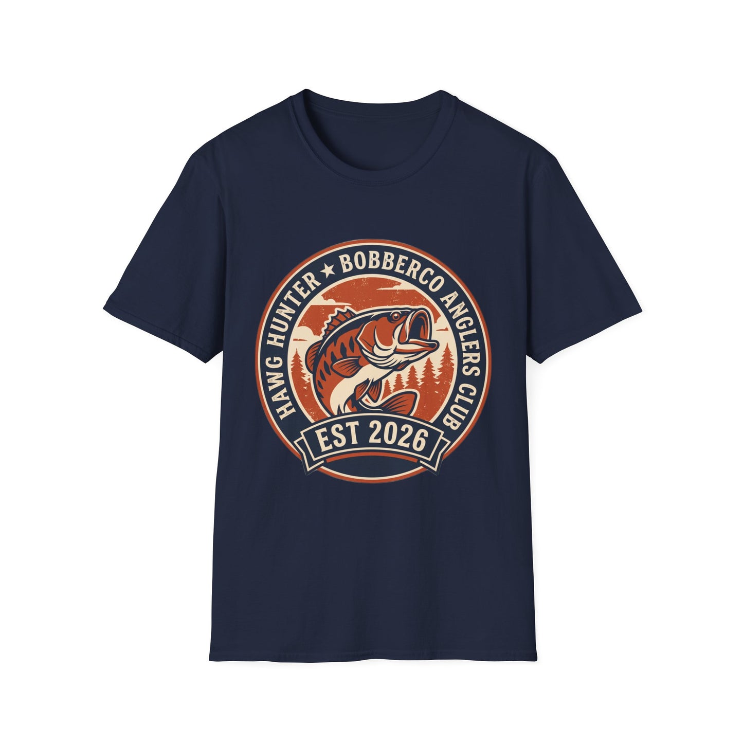 Hawg Hunter Tee flat lay back view