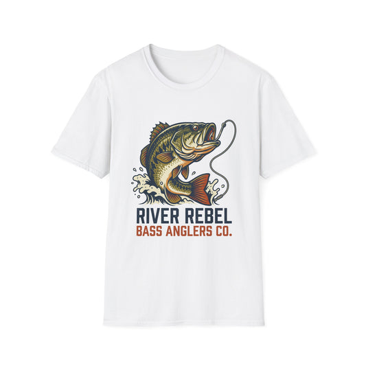 River Rebel Bass Fishing T-Shirt – River Angler Graphic Tee