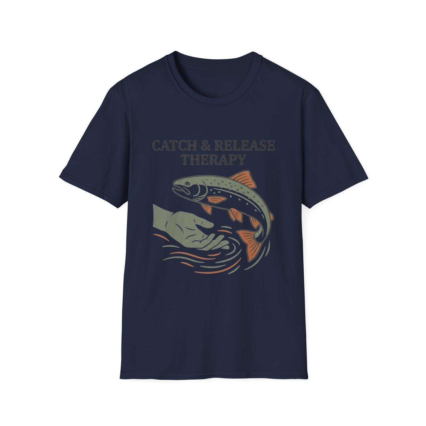 Catch & Release Therapy Tee flat lay back view