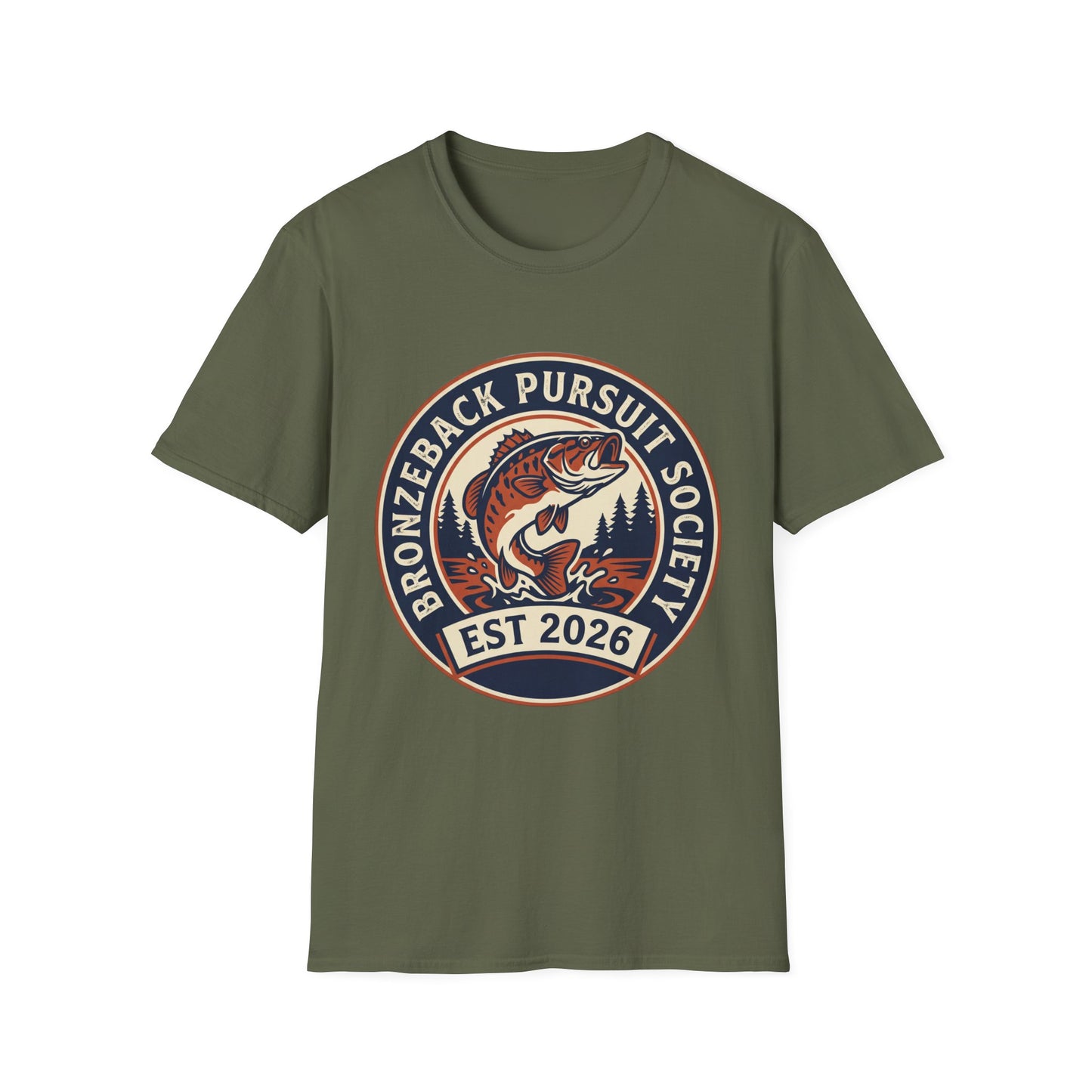 Bronzeback Pursuit Society Tee fabric texture close-up