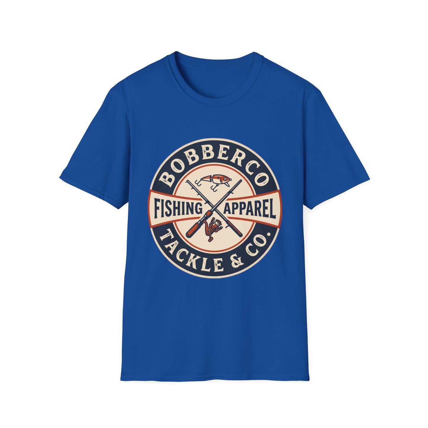 BobberCo Tackle & Co. Tee flat lay front view