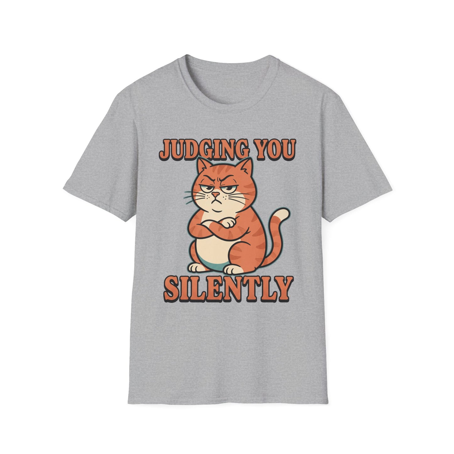 Judging You Silently Cat T-Shirt