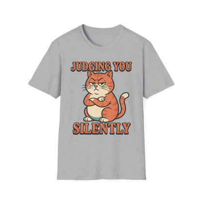 Judging You Silently Cat T-Shirt