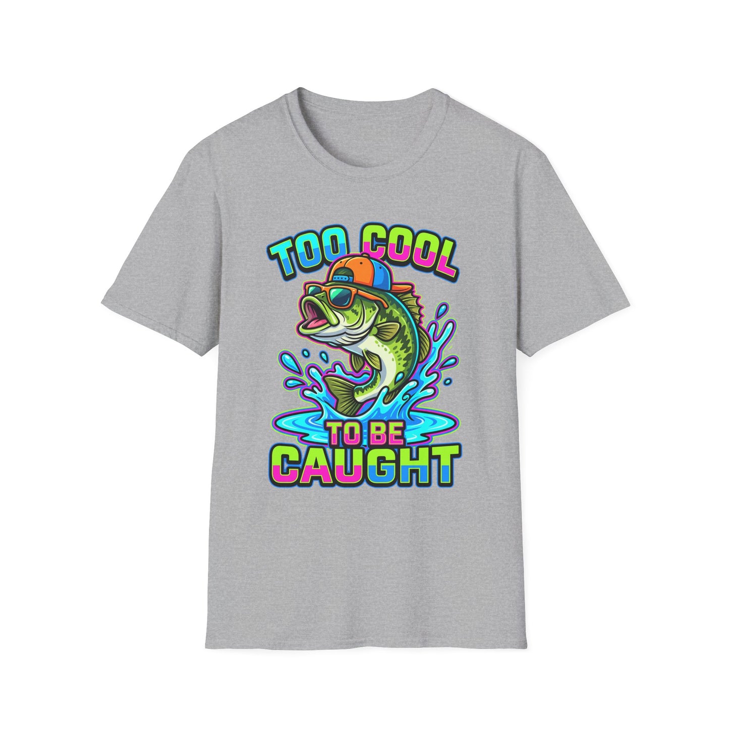 Too Cool To Be Caught Tee neckline and shoulder detail