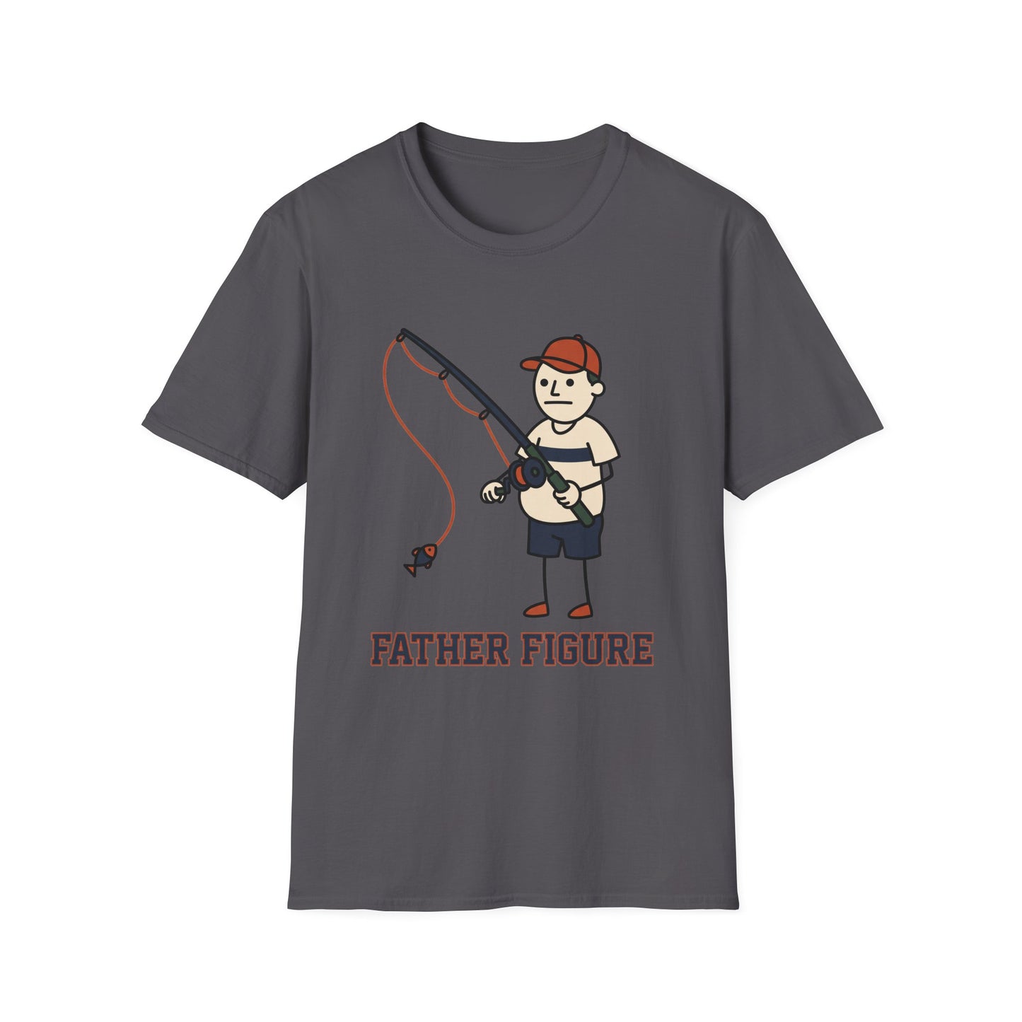 Father Figure Tee (V2) relaxed side view on model