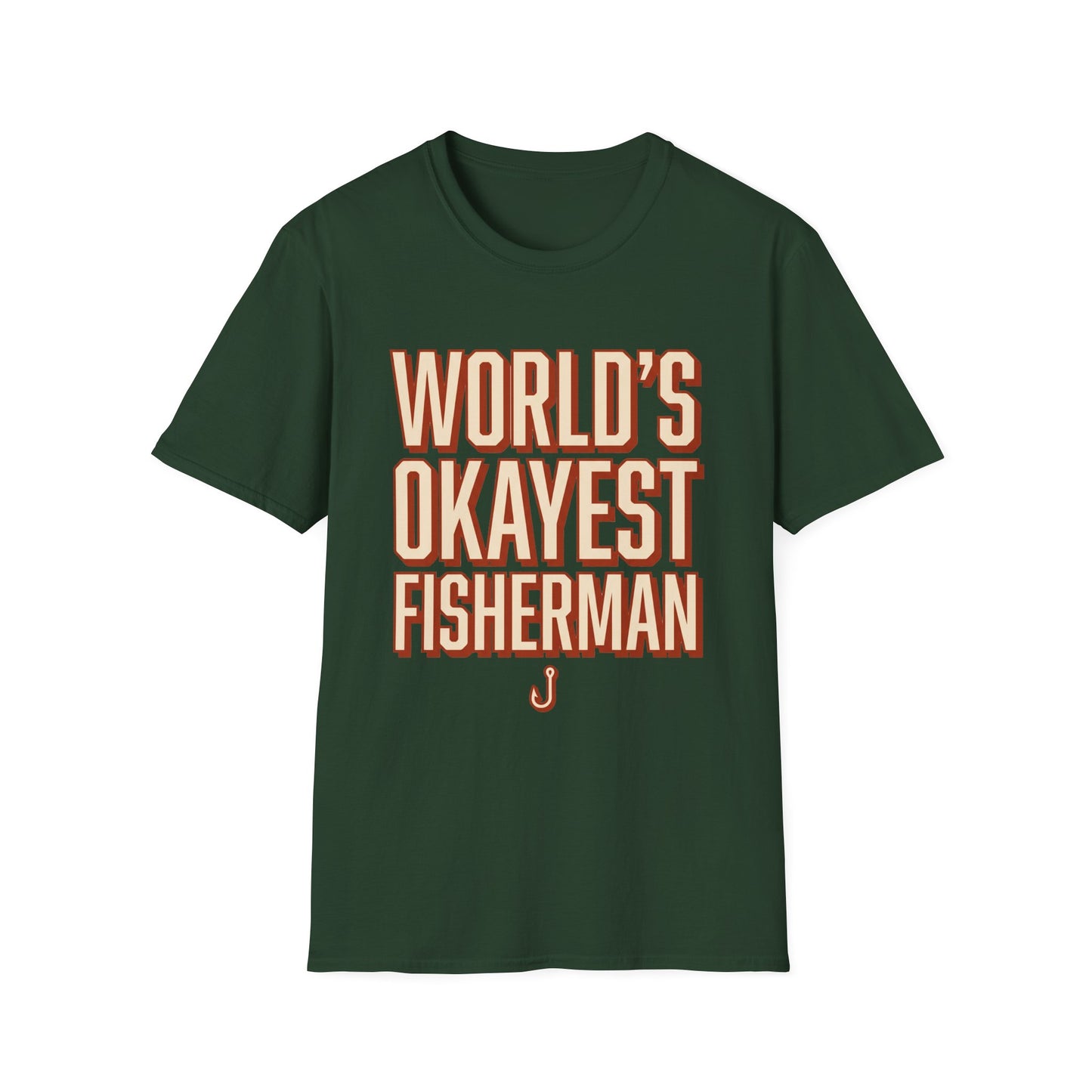 World's Okayest Fisherman Tee