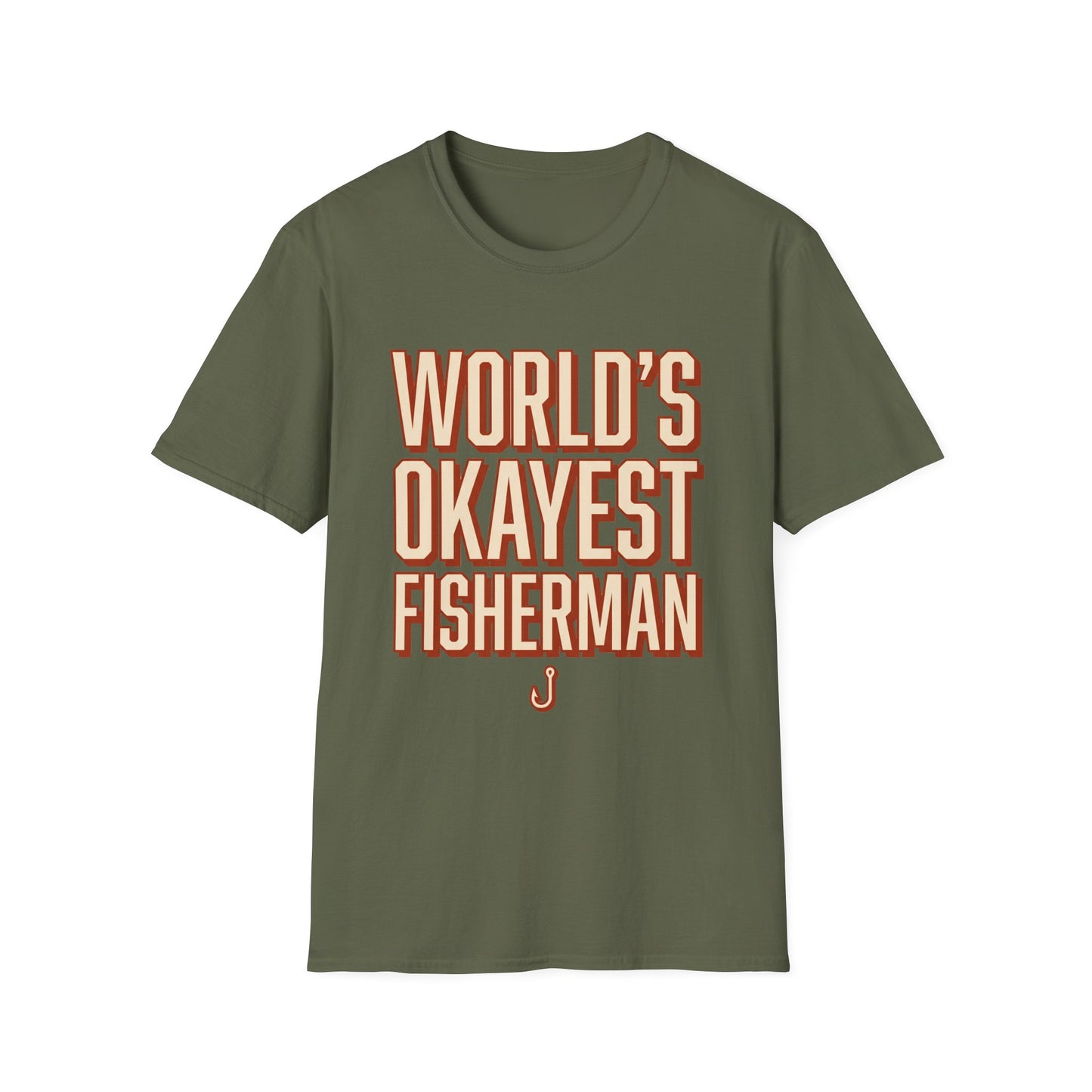 World's Okayest Fisherman Tee