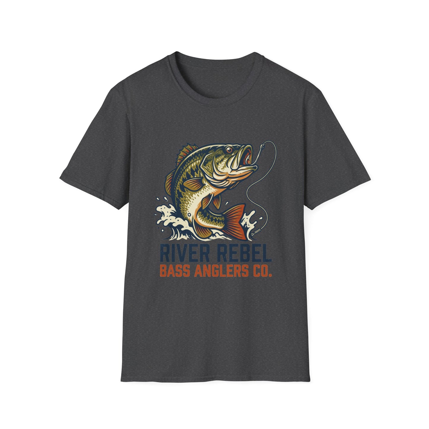 River Rebel Bass Fishing T-Shirt – River Angler Graphic Tee