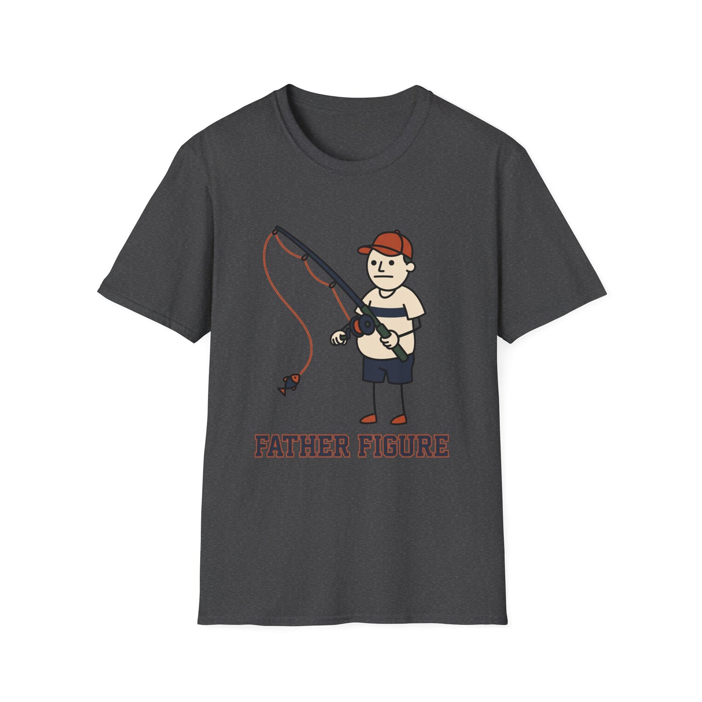 Father Figure Tee (V2) lifestyle photo worn by fishing dad