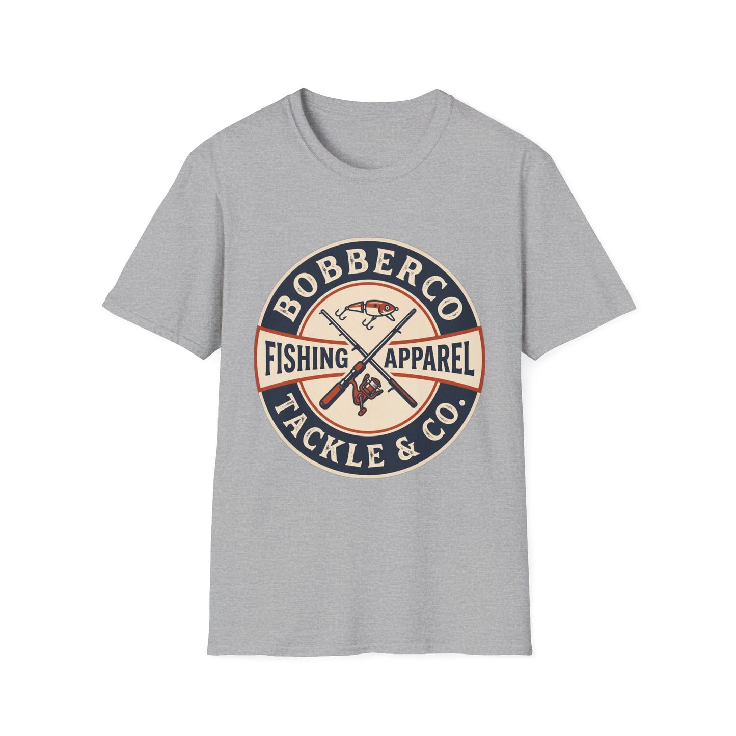 BobberCo Tackle & Co. Tee neckline and shoulder detail