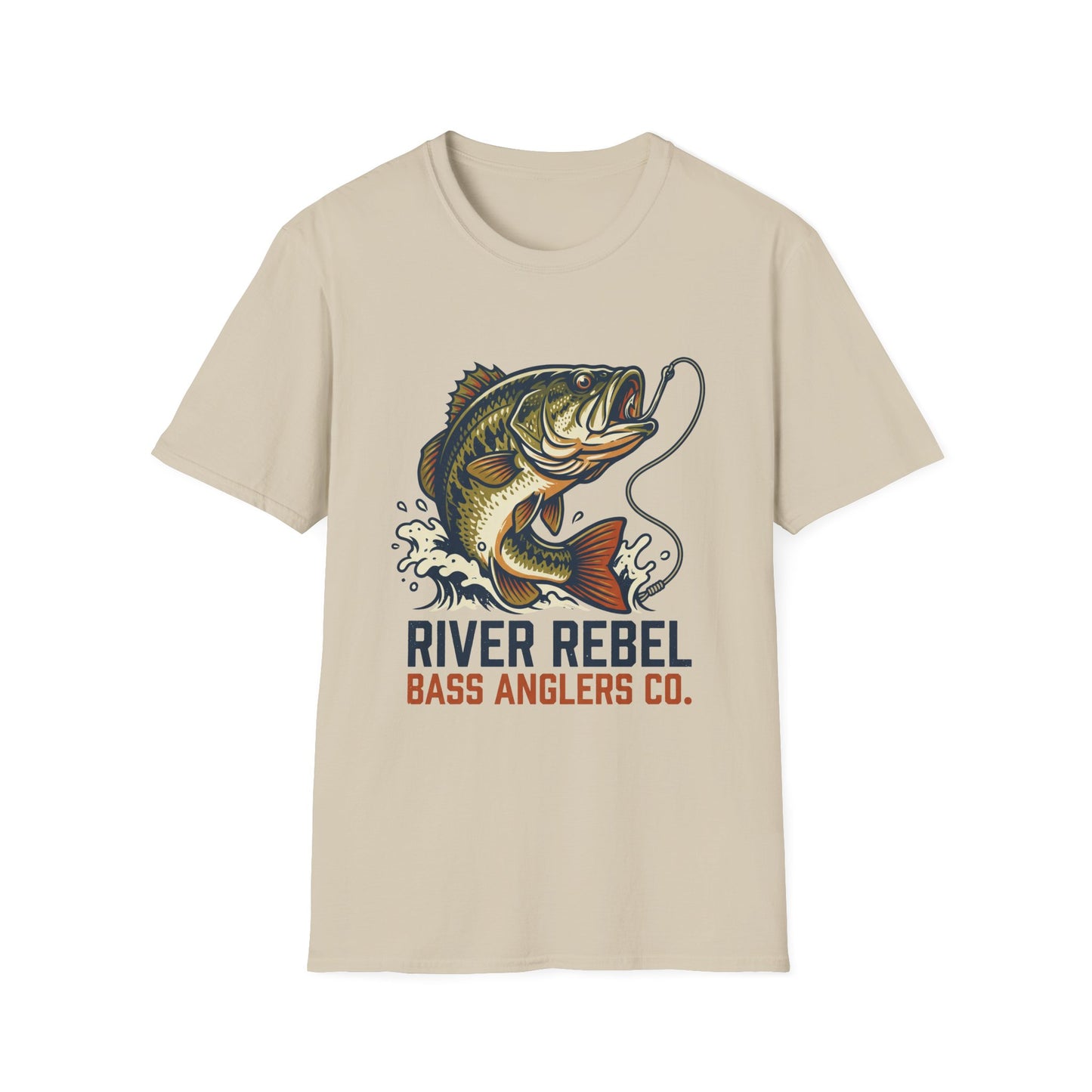 River Rebel Bass Fishing T-Shirt – River Angler Graphic Tee