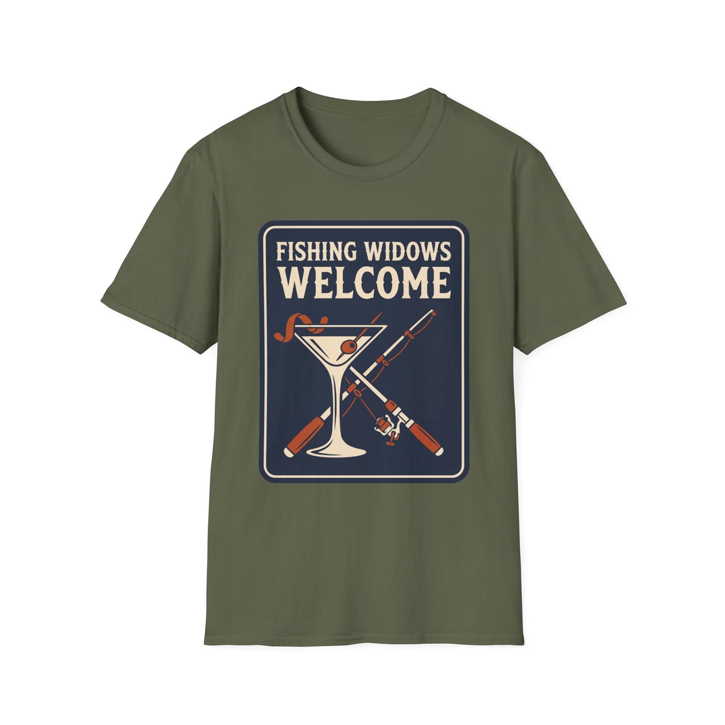 Fishing Widows Welcome Tee
