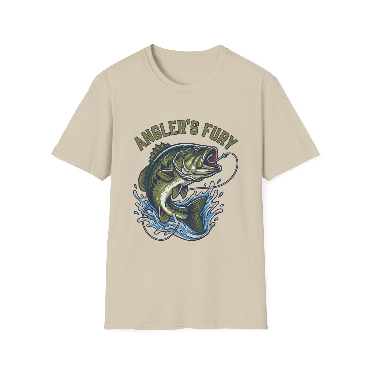 Anglers Fury Bass Fishing T-Shirt – Lure & Bass Graphic Tee