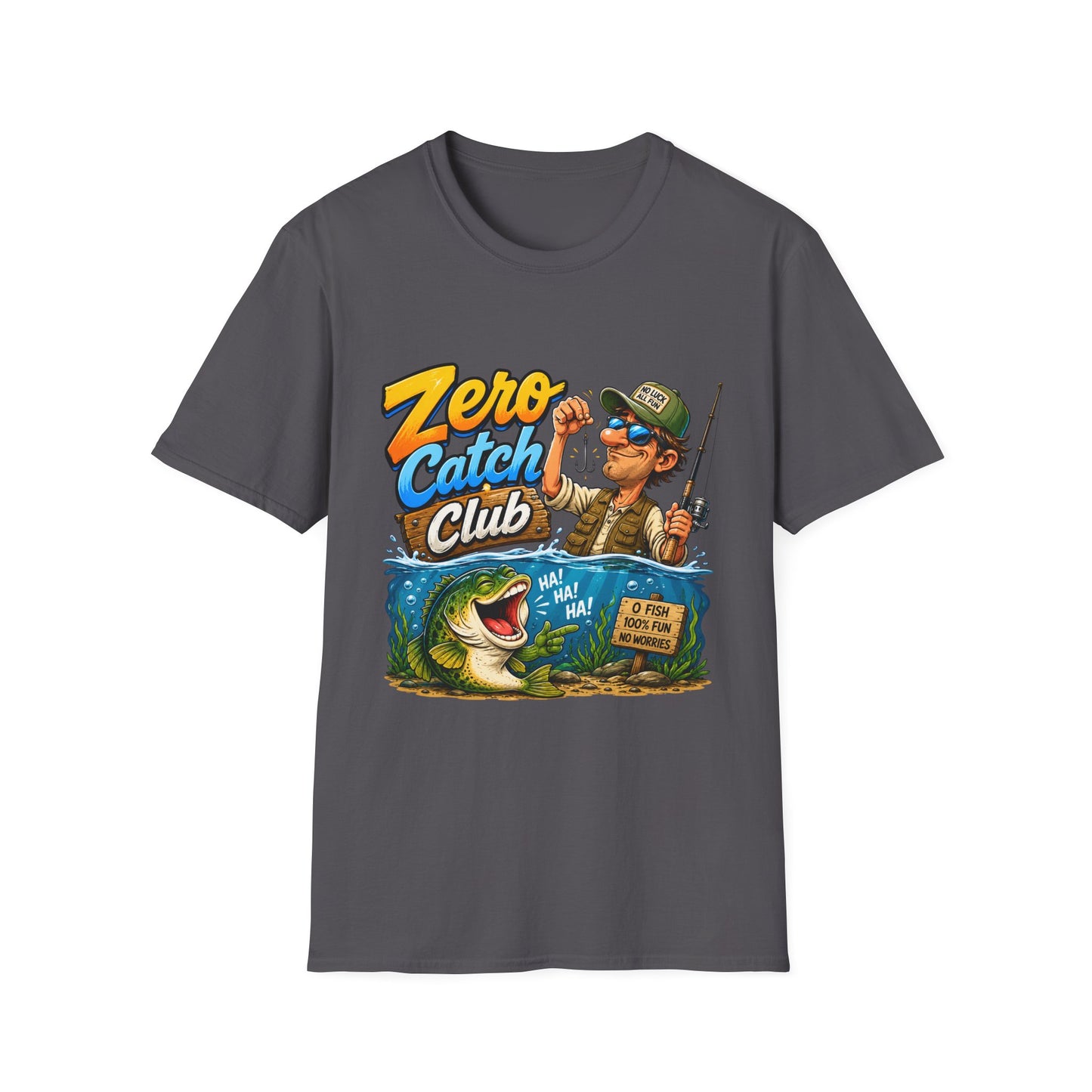 Zero Catch Club Tee side view on model