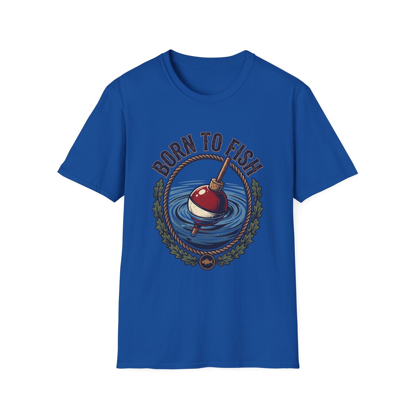 Born to Fish Tee flat lay front view