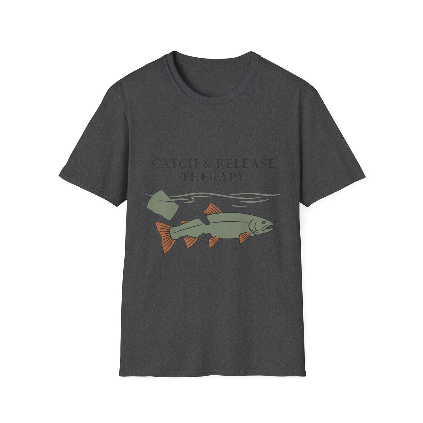 Catch & Release Therapy Tee (V2) lifestyle photo worn by angler dad