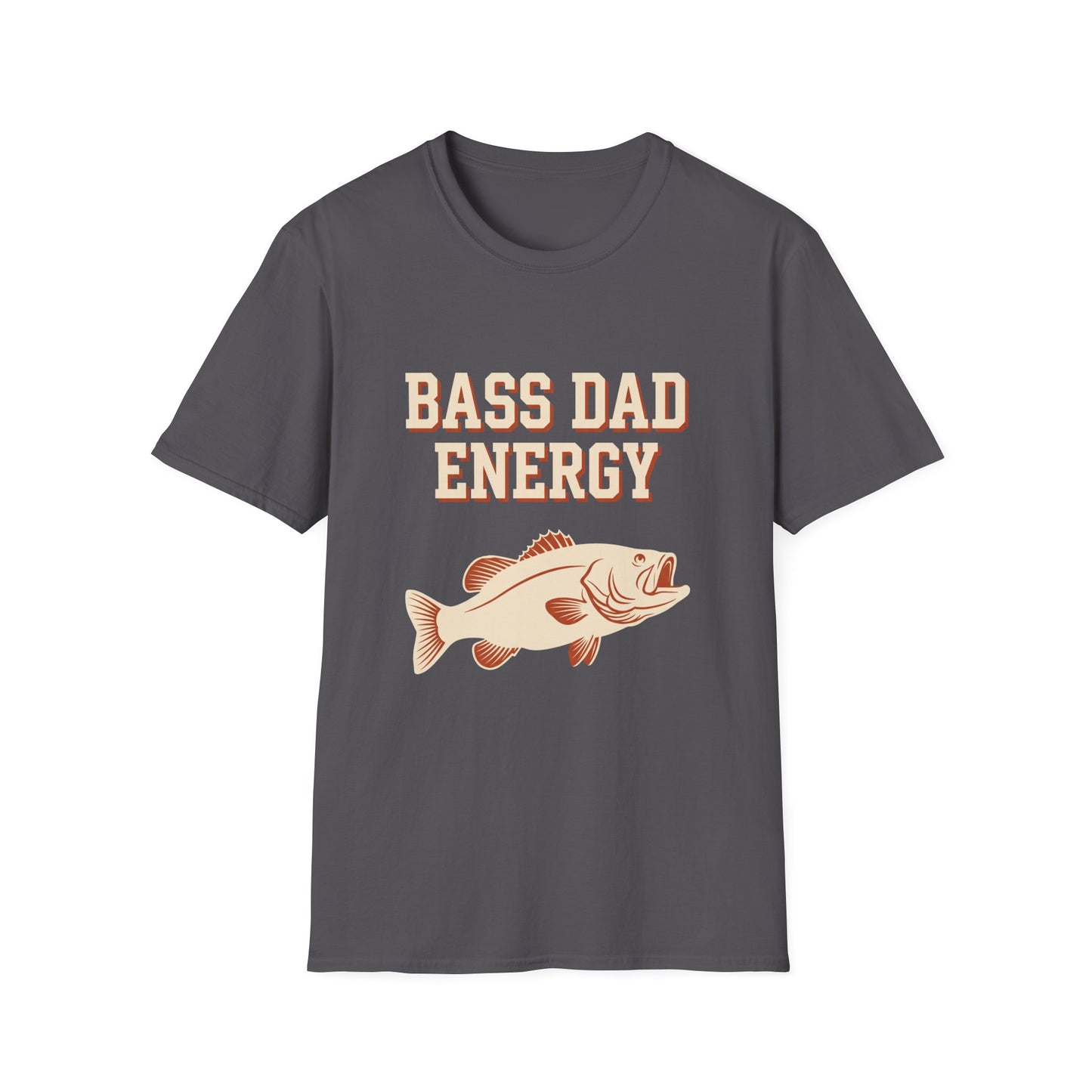 Bass Dad Energy Tee bass dad energy graphic back view
