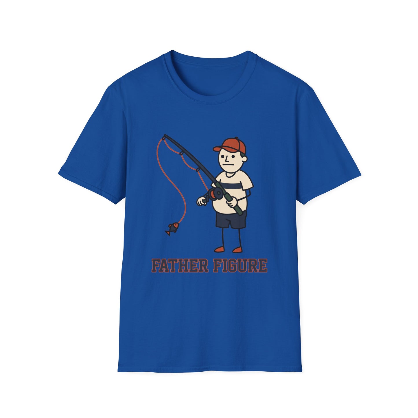 Father Figure Tee (V2) flat lay front view