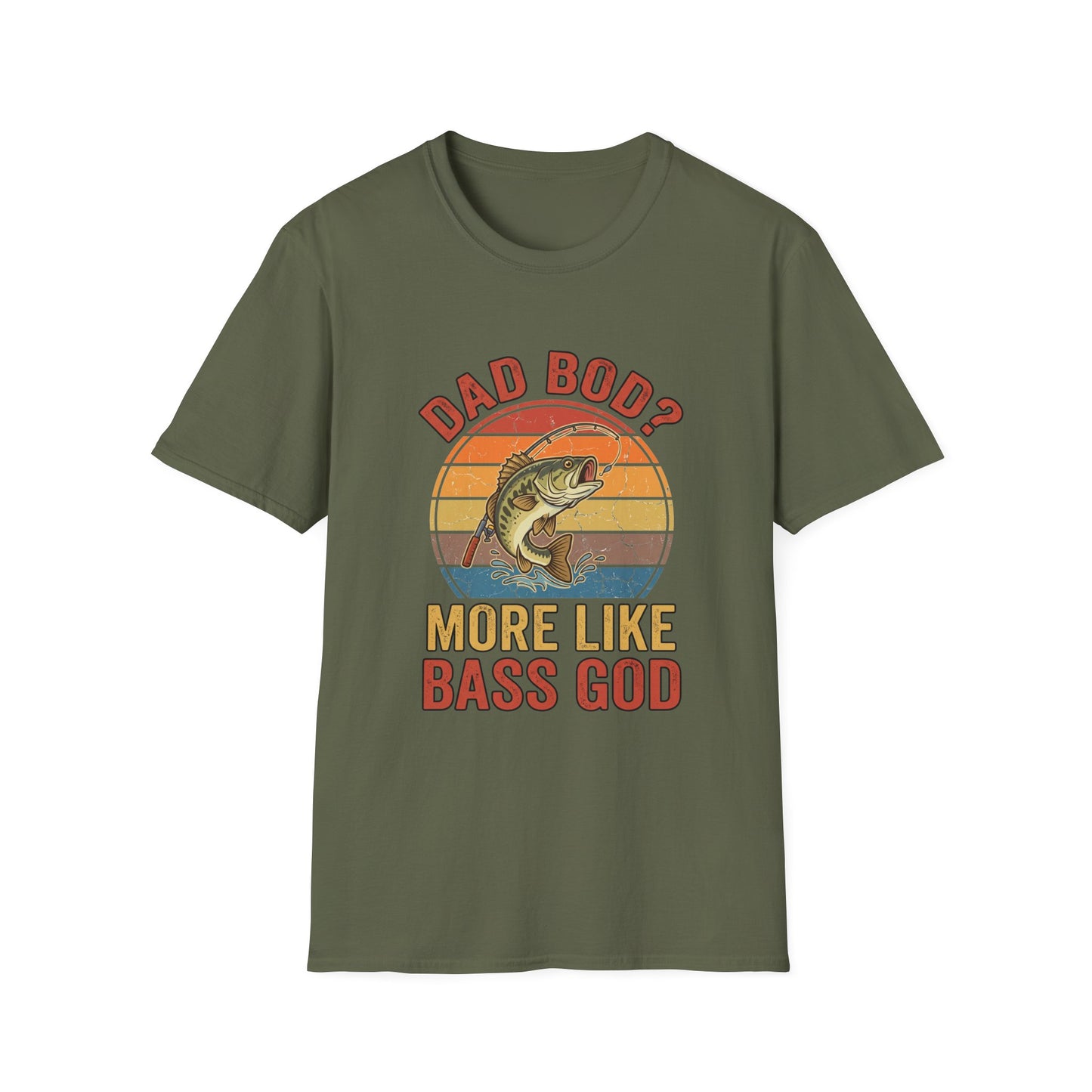 Bass God Tee fabric texture close-up