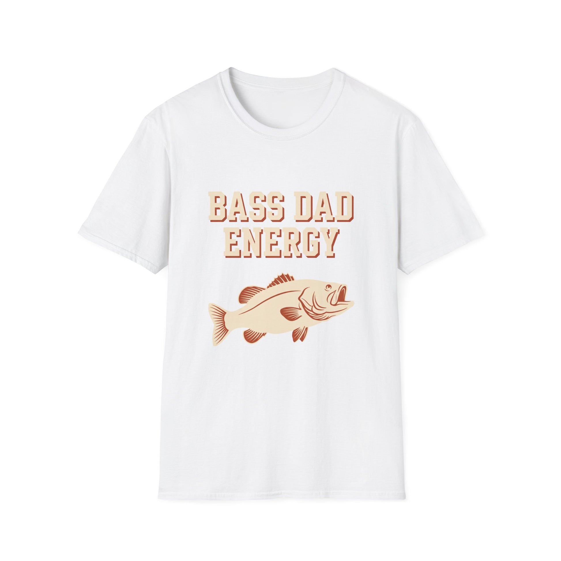 Bass Dad Energy Tee neckline and shoulder seam detail