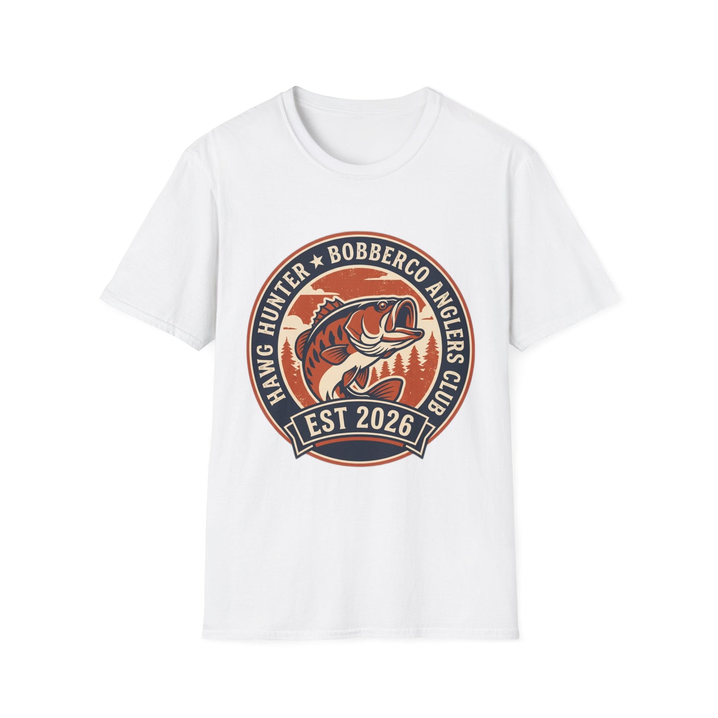 Hawg Hunter Tee largemouth bass graphic front view