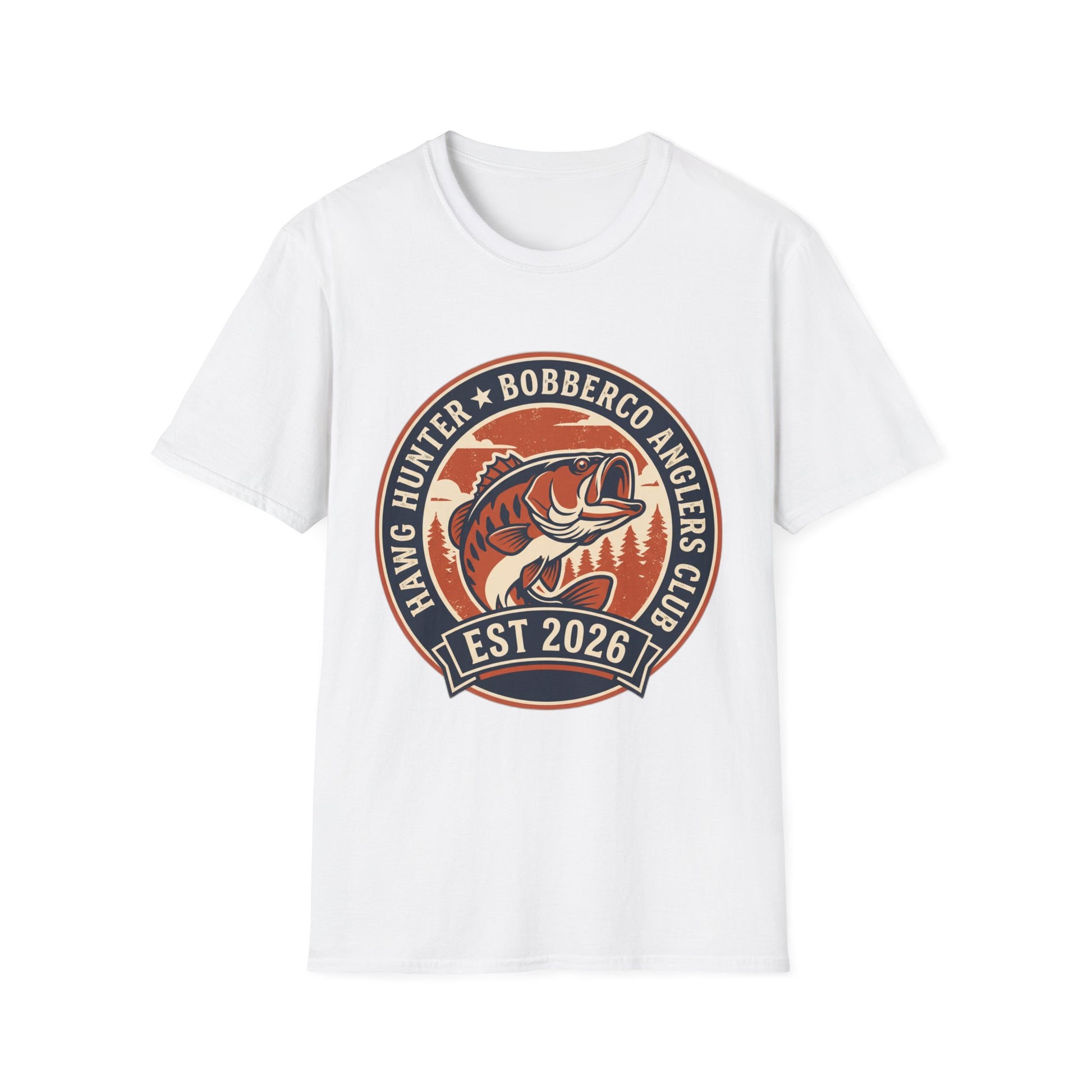 Hawg Hunter Tee largemouth bass graphic front view