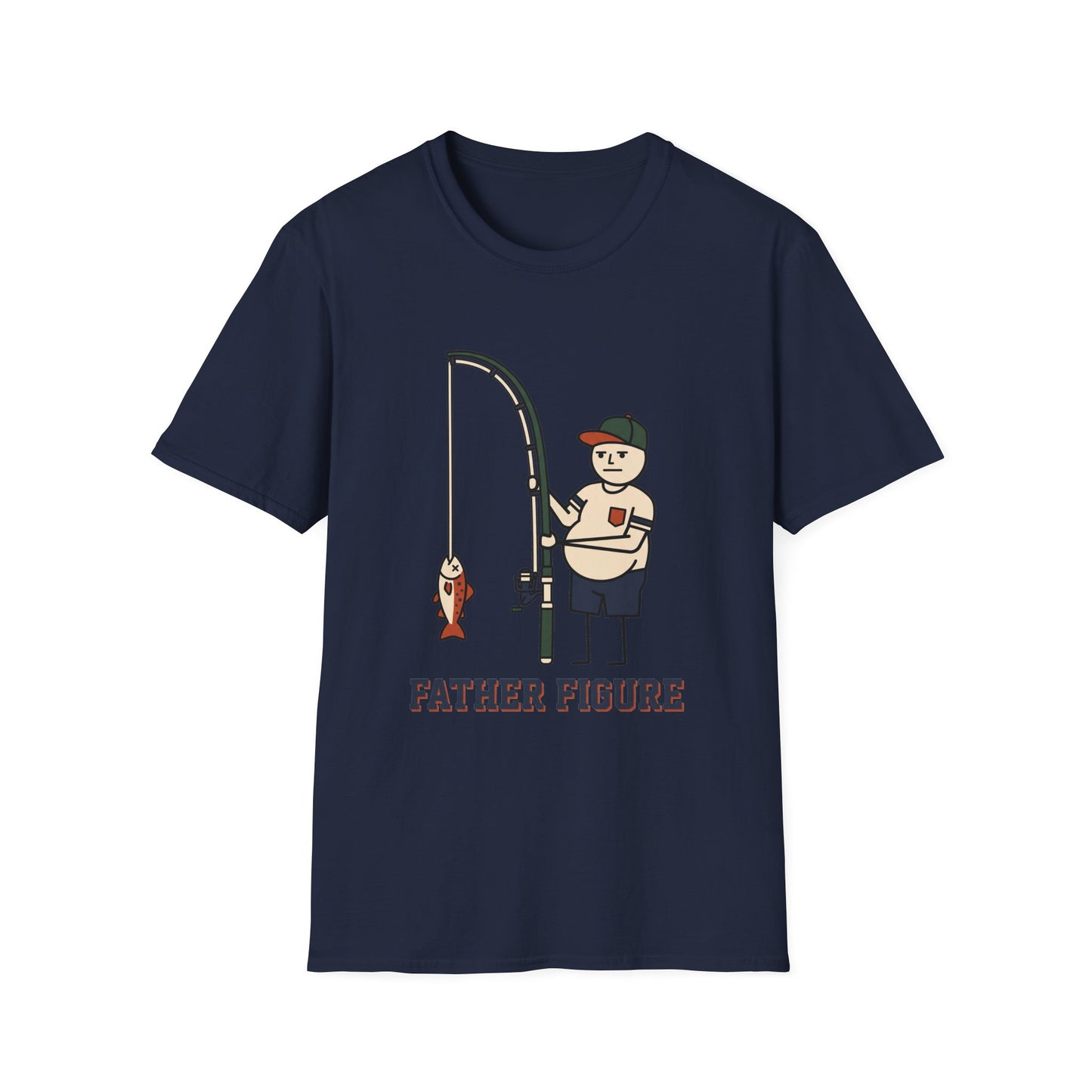 Father Figure Tee flat lay back view