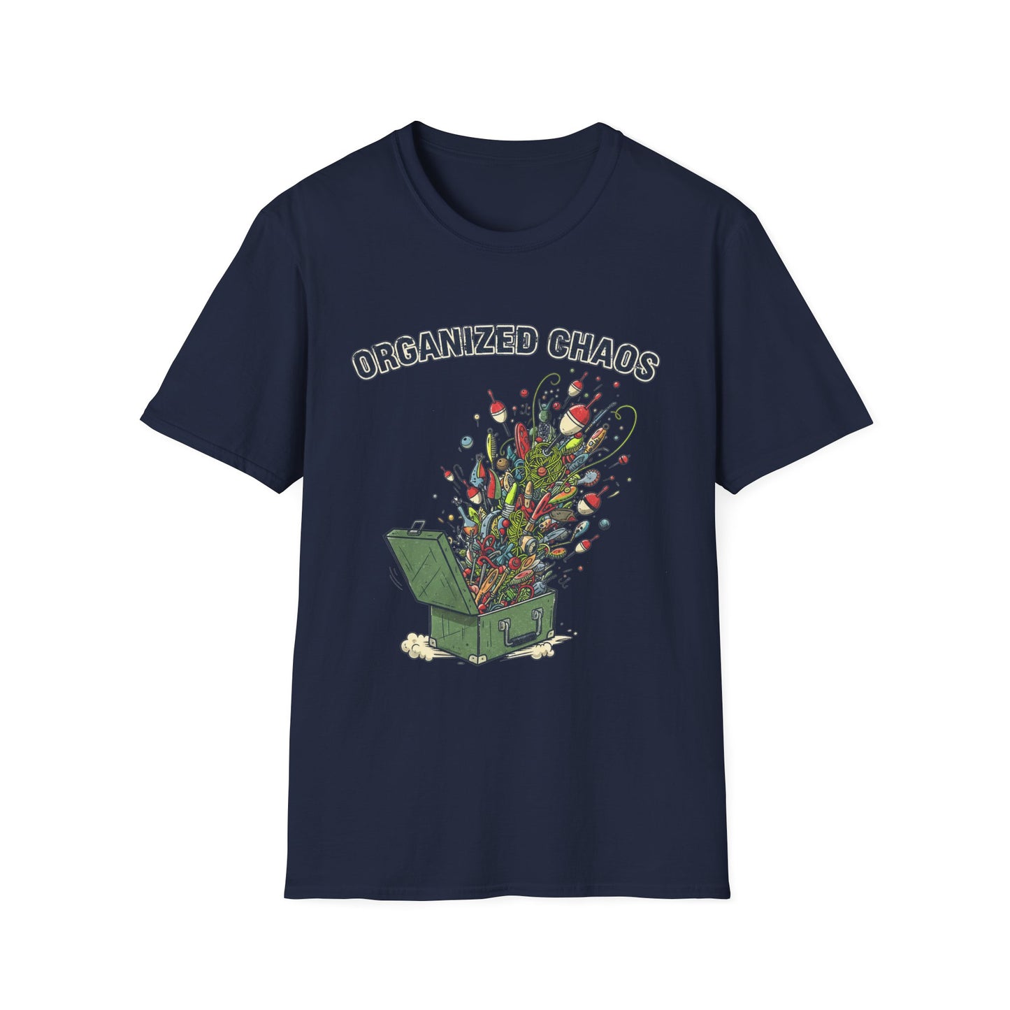 Organized Chaos Tee flat lay back view