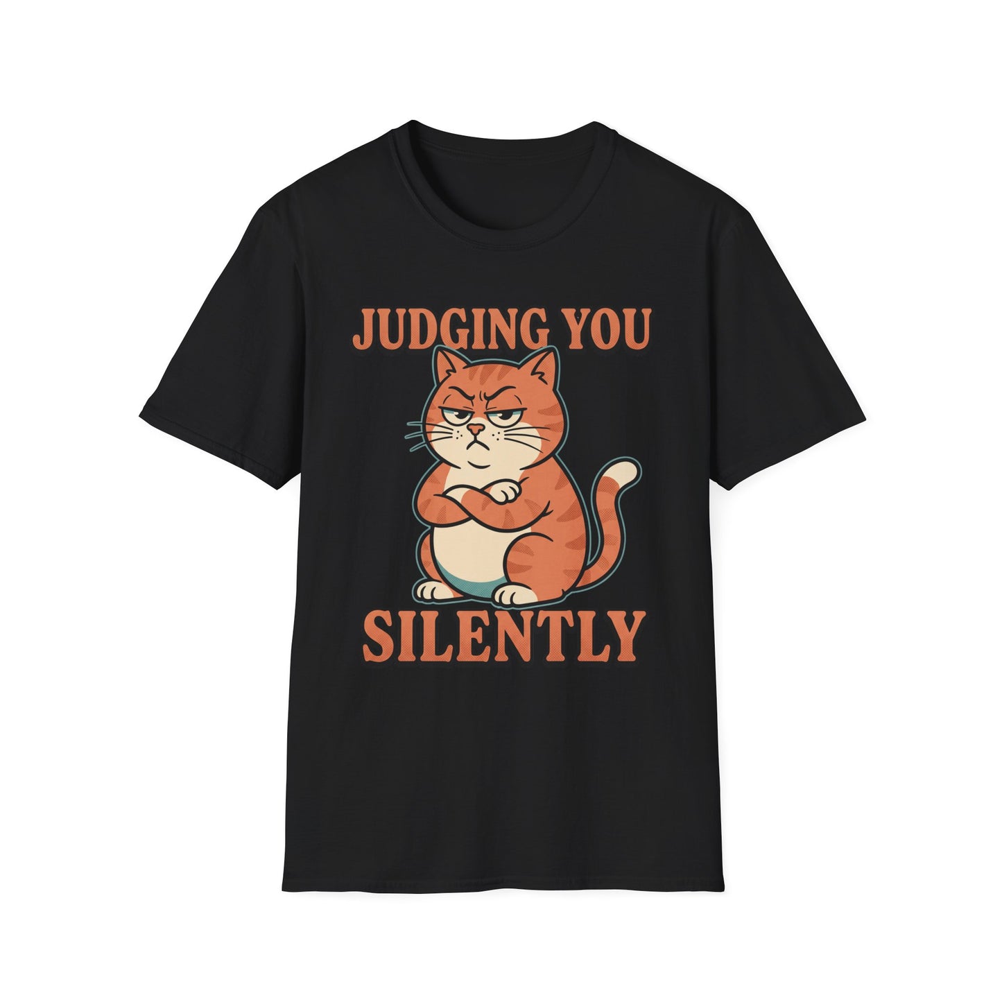 Judging You Silently Cat T-Shirt