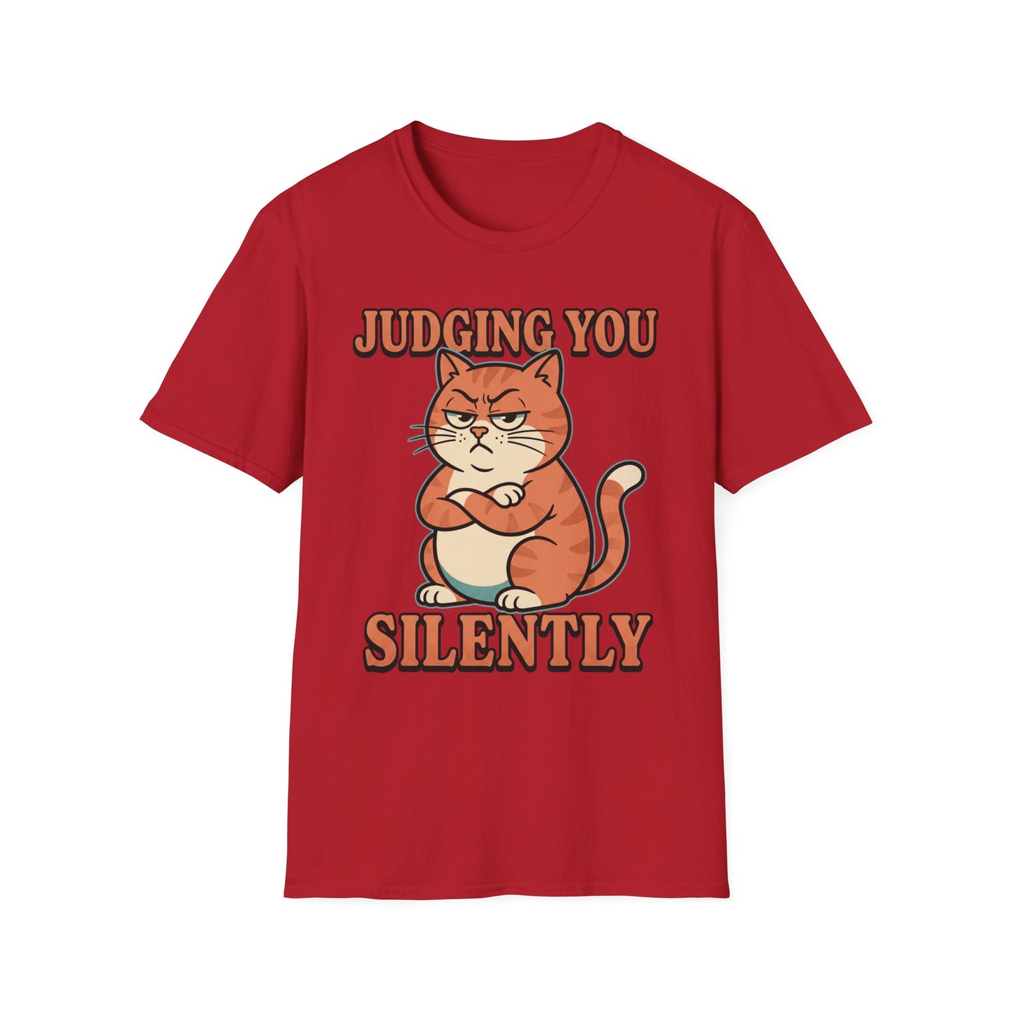 Judging You Silently Cat T-Shirt
