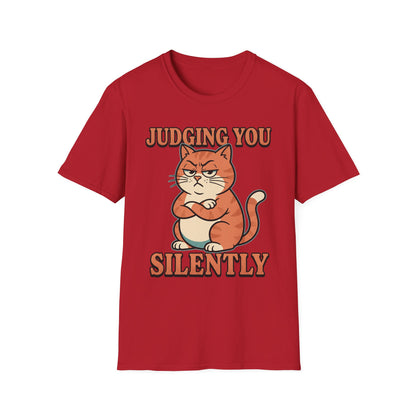 Judging You Silently Cat T-Shirt