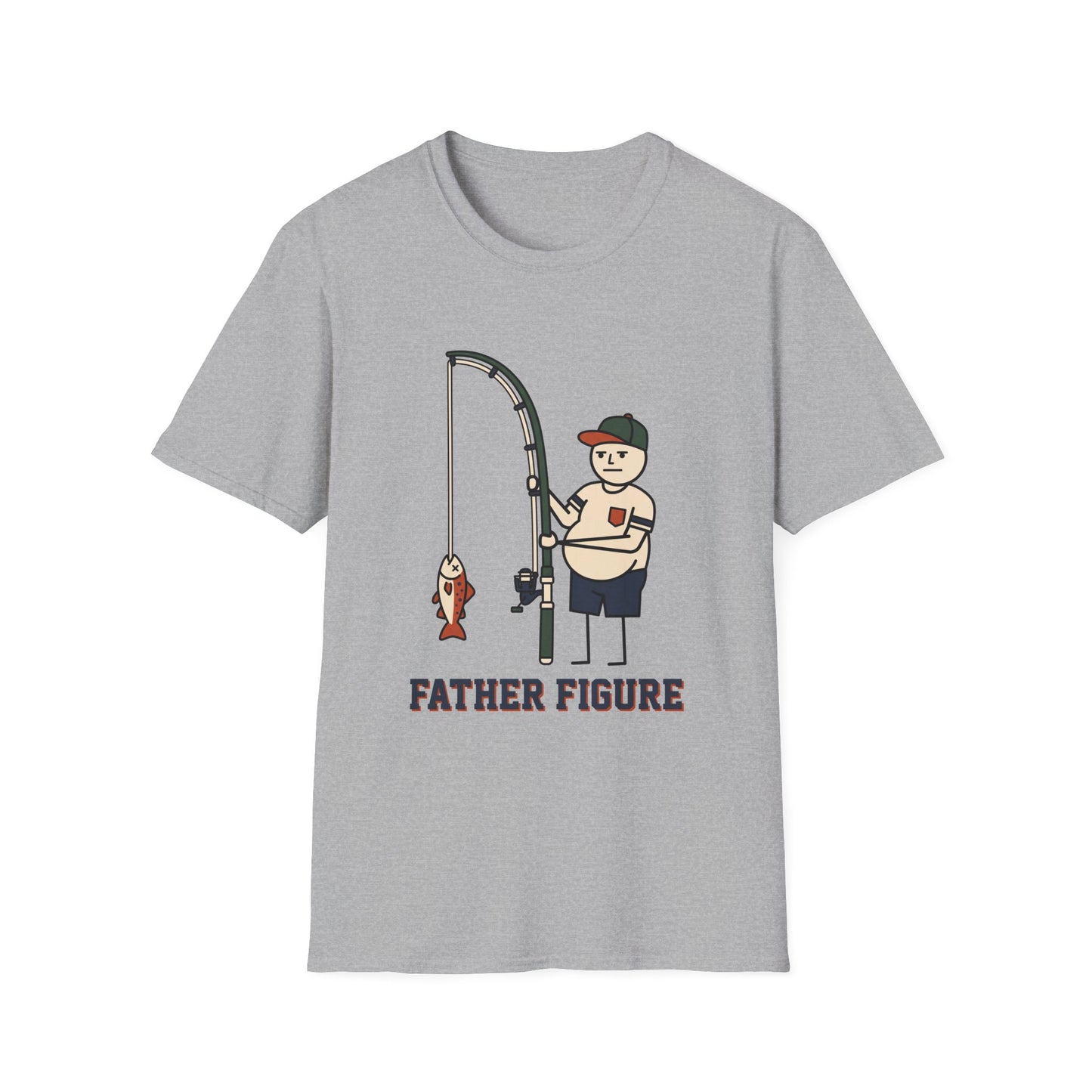 Father Figure Tee neckline and shoulder seam detail