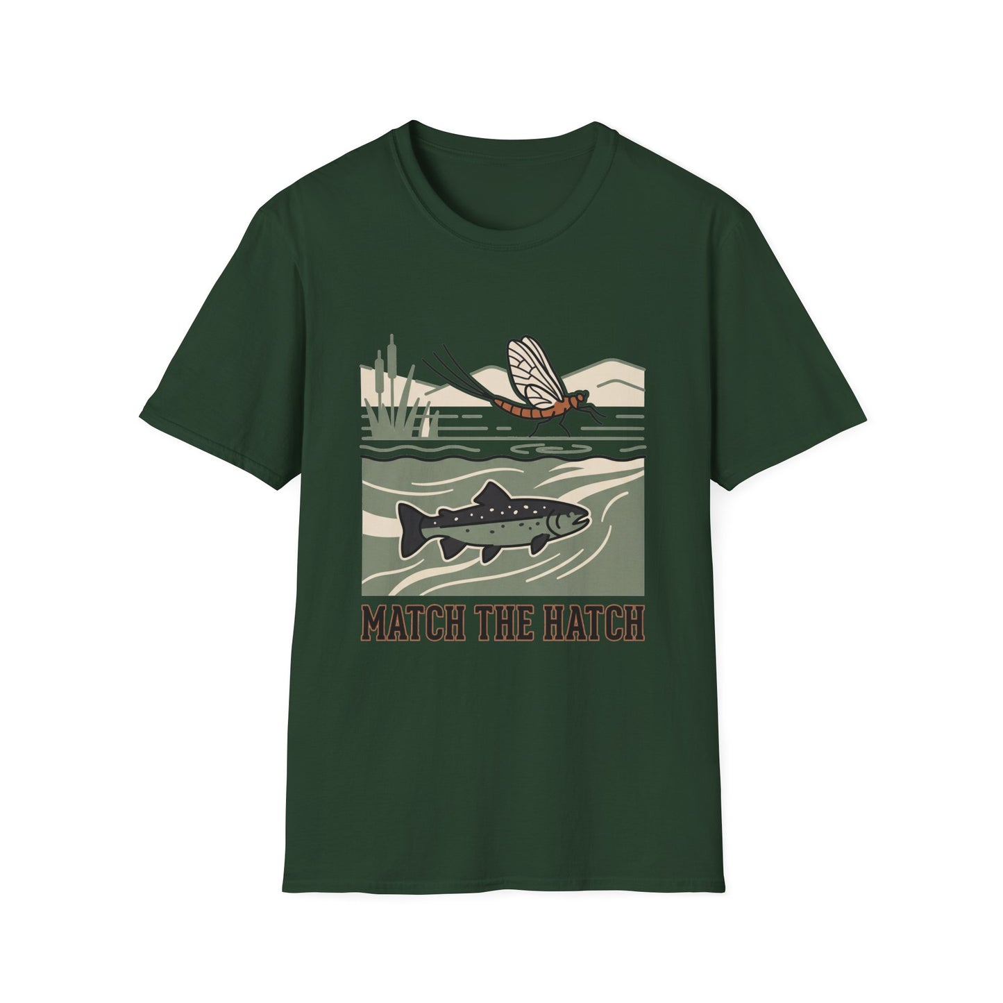 Match the Hatch Tee fly fishing match the hatch graphic t-shirt size chart