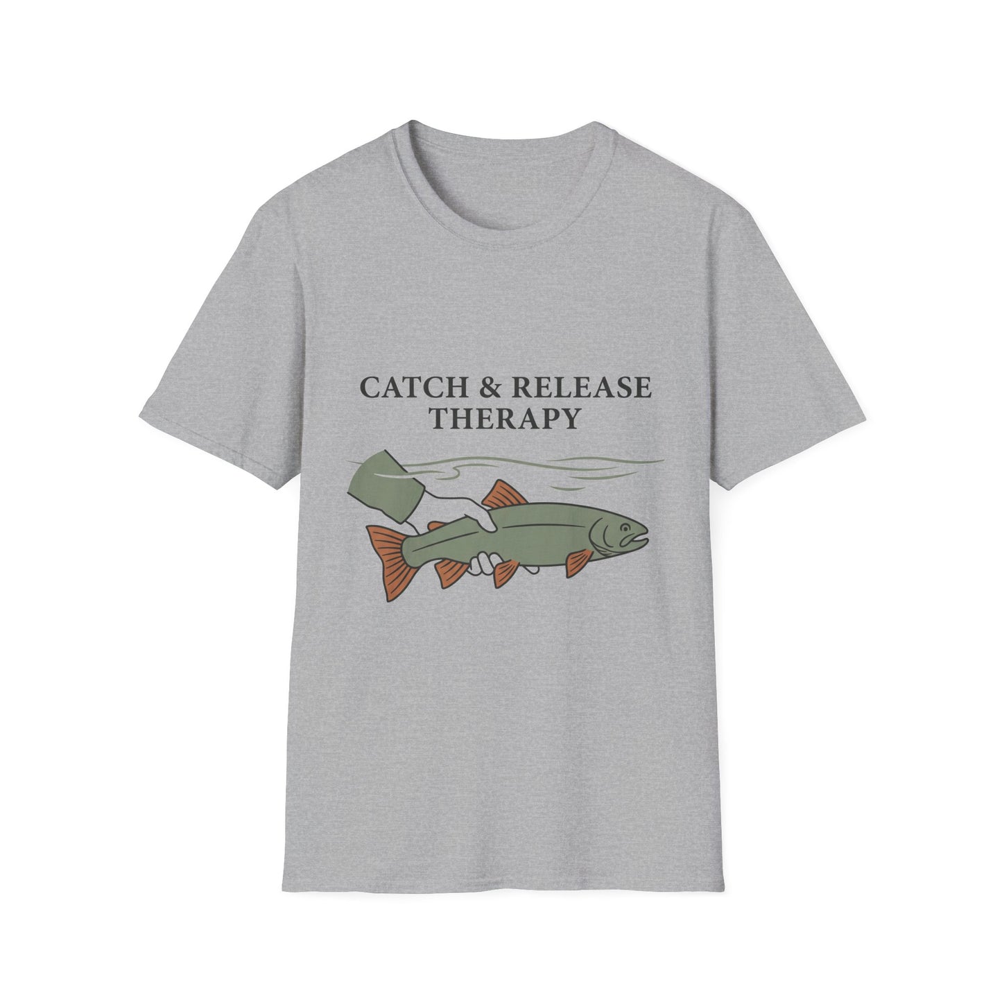 Catch & Release Therapy Tee (V2) neckline and shoulder seam detail