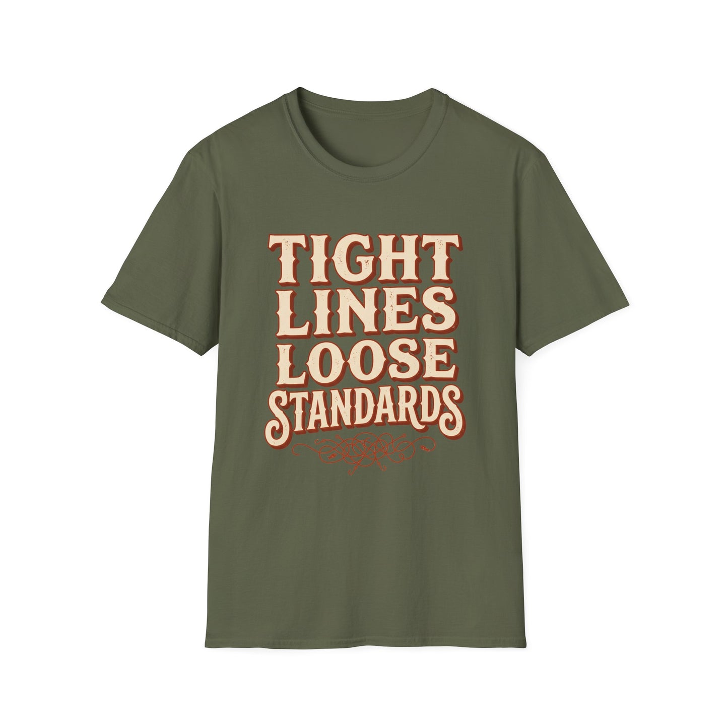 Tight Lines, Loose Standards Tee