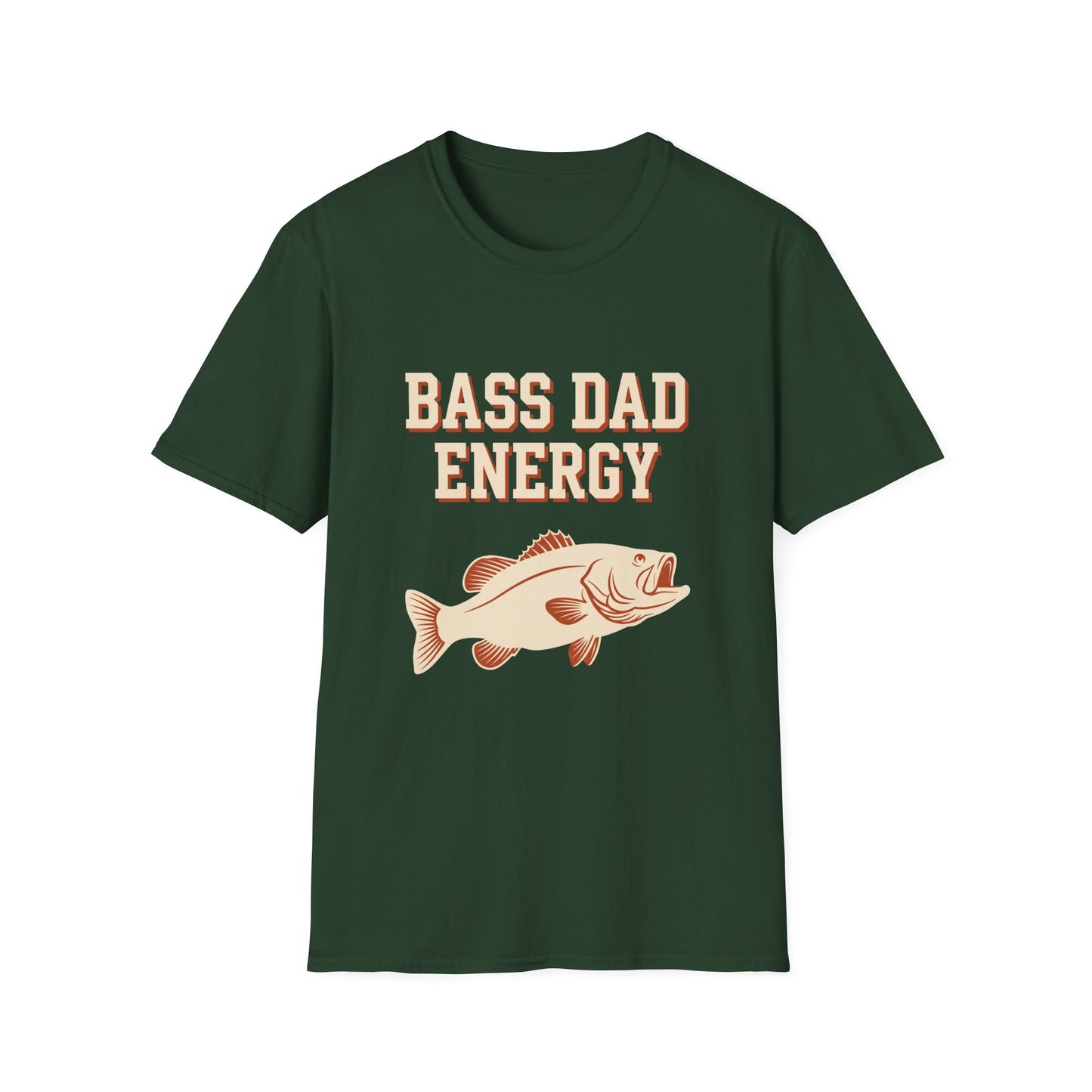 Bass Dad Energy Tee folded shirt and packaging for Father’s Day gift