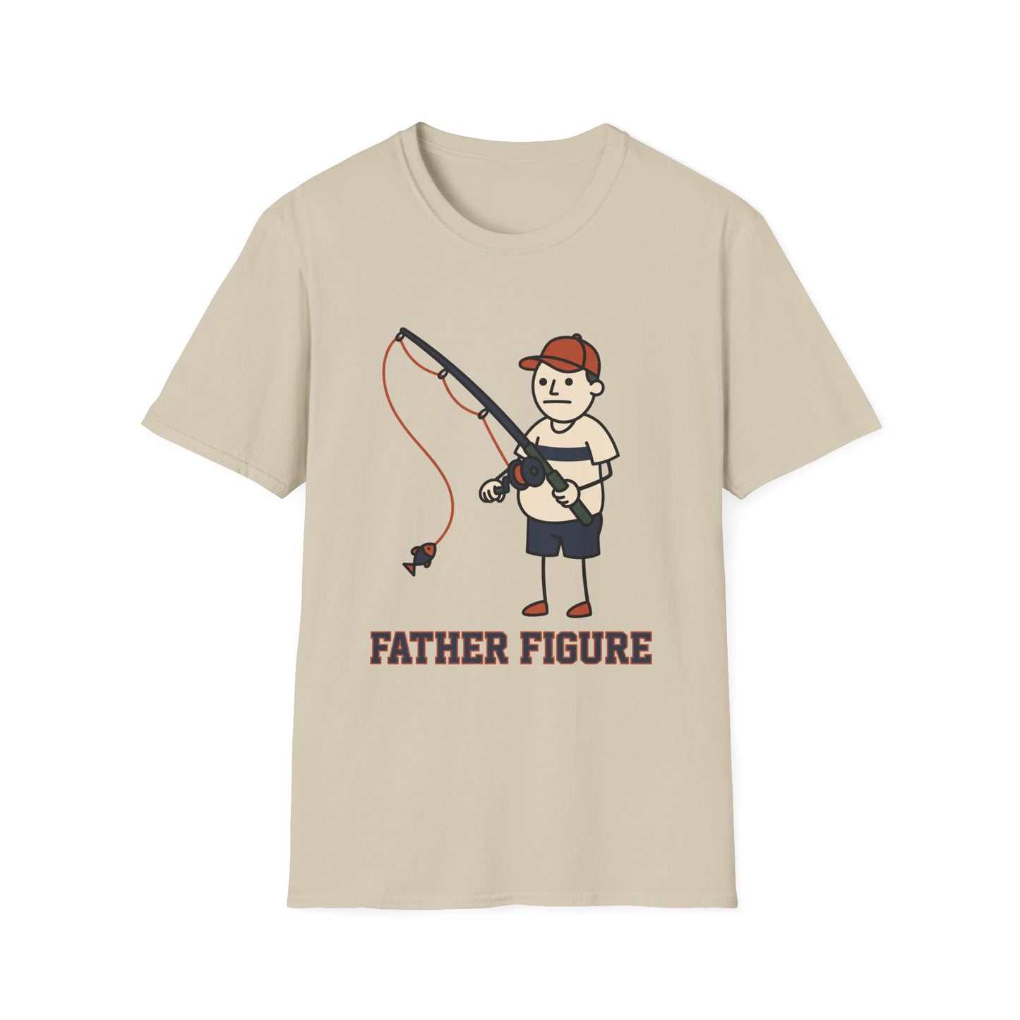 Father Figure Tee (V2) father figure slogan chest print close-up