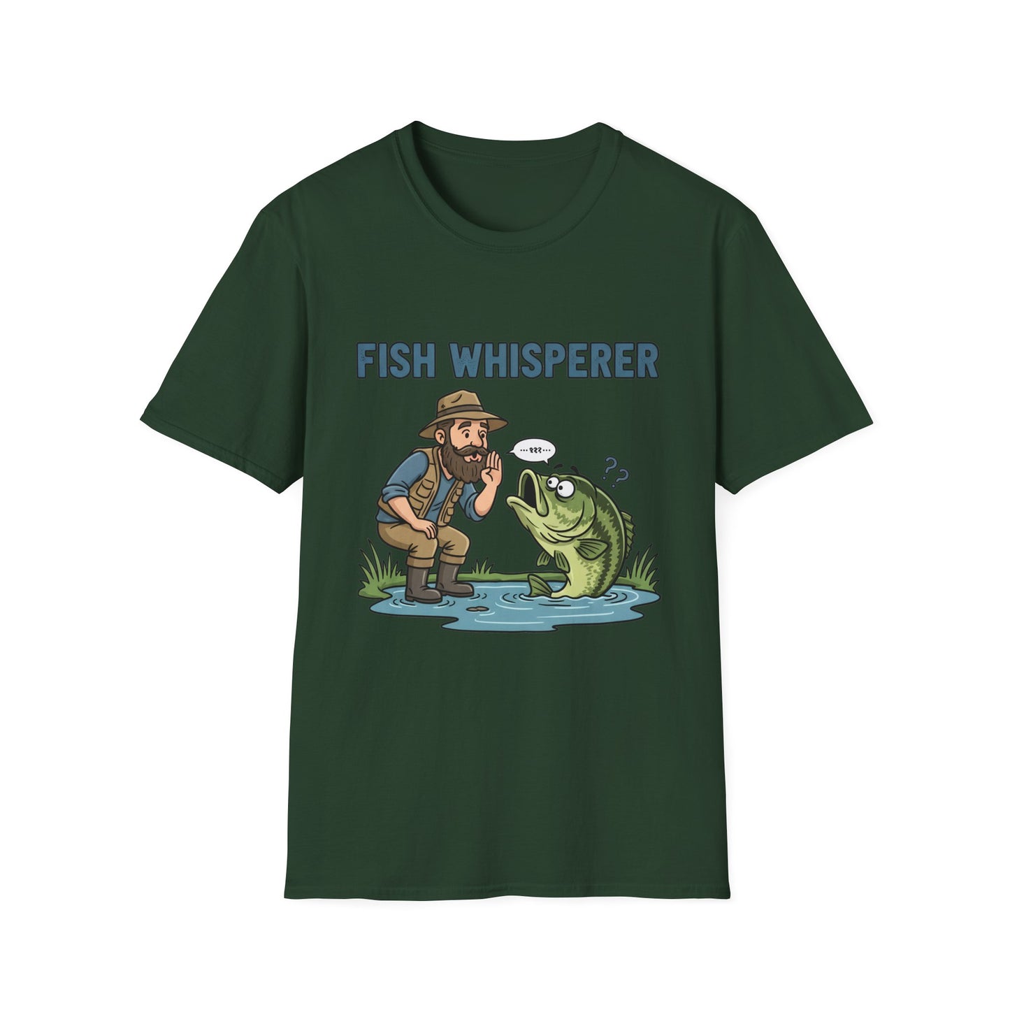 Fish Whisperer Tee folded packaging for fishing gift