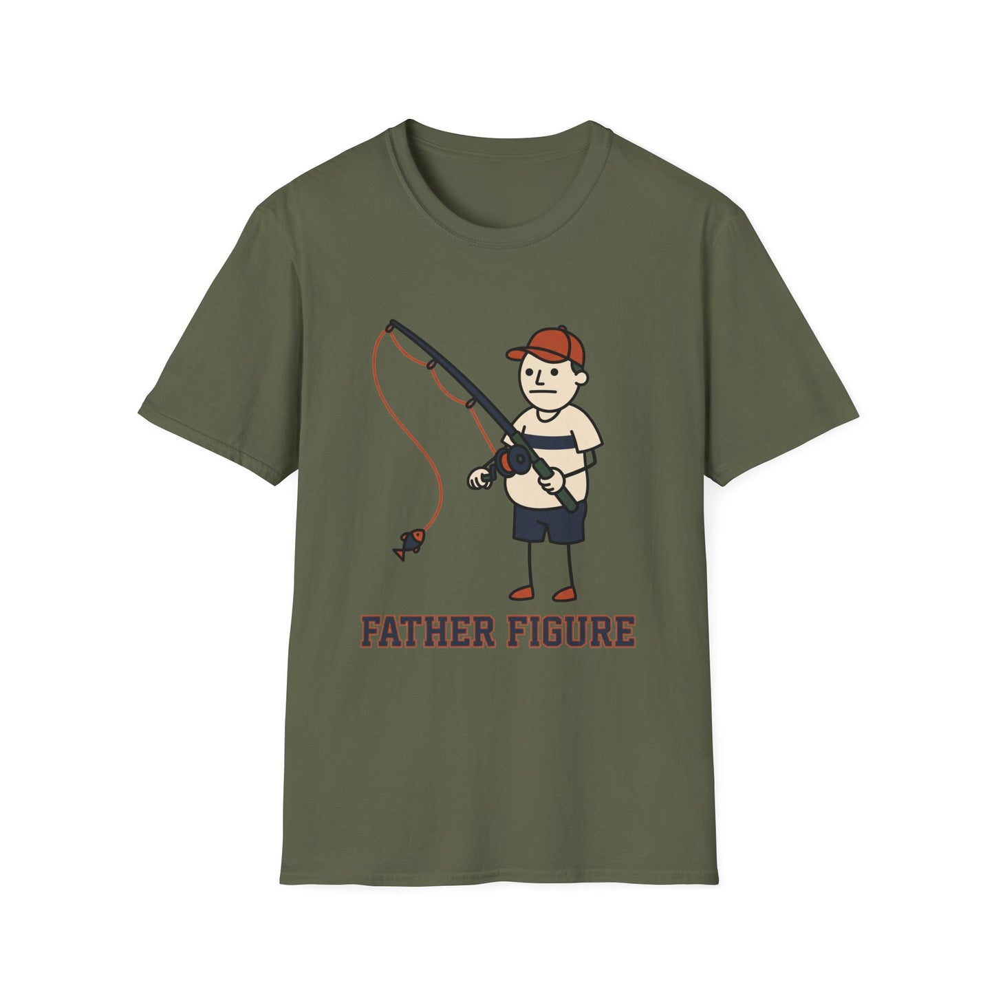 Father Figure Tee (V2) soft cotton fabric texture close-up