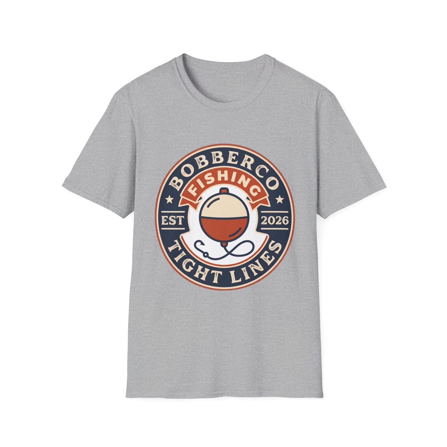 BobberCo Tight Lines Tee neckline and shoulder detail