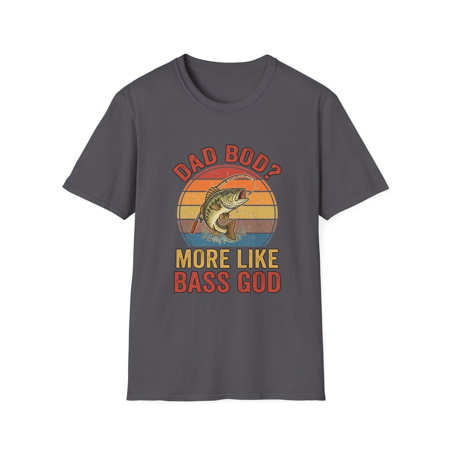 Bass God Tee neckline and shoulder detail