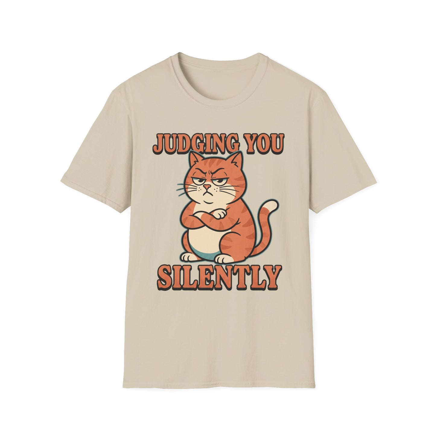 Judging You Silently Cat T-Shirt