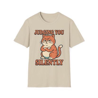 Judging You Silently Cat T-Shirt