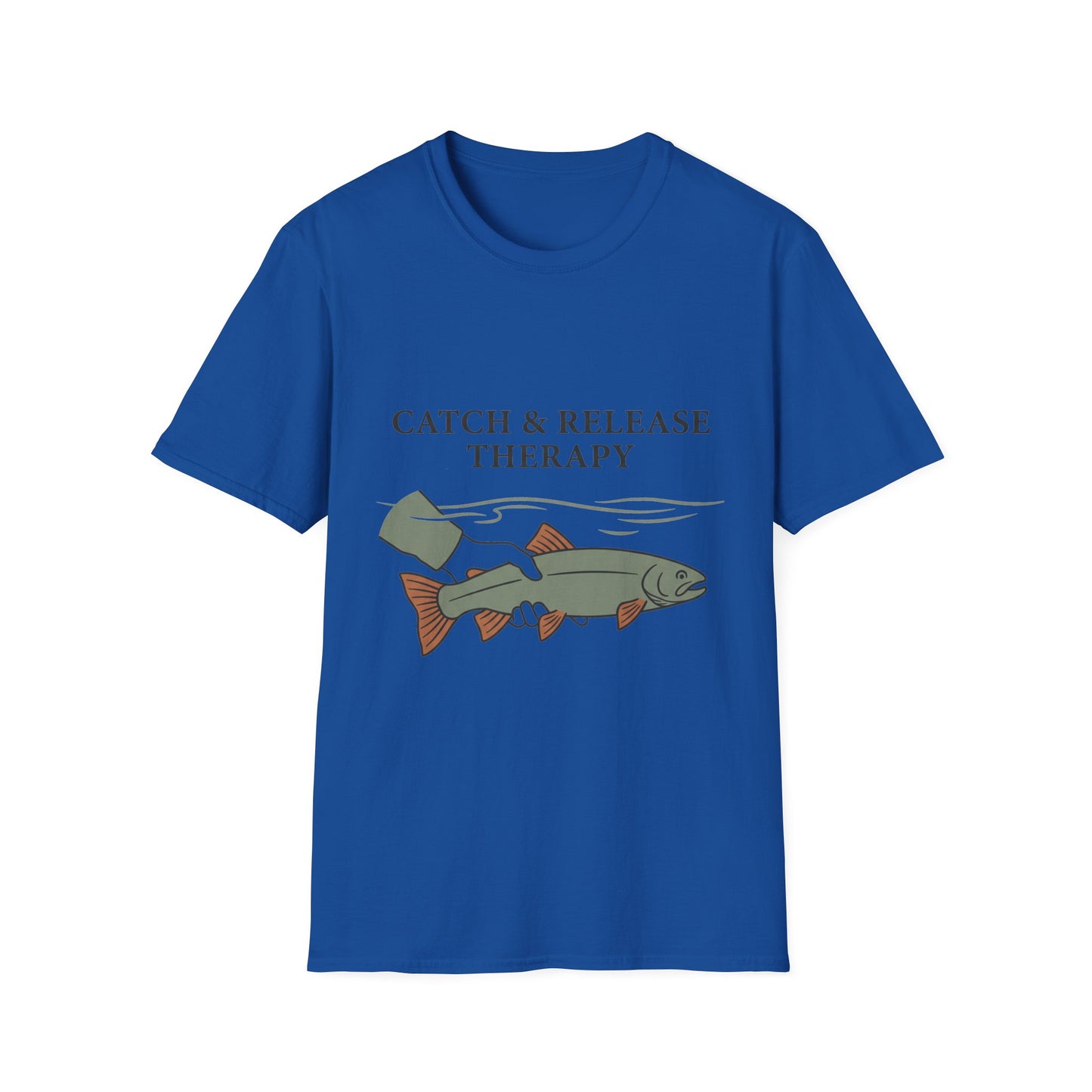 Catch & Release Therapy Tee (V2) flat lay front view