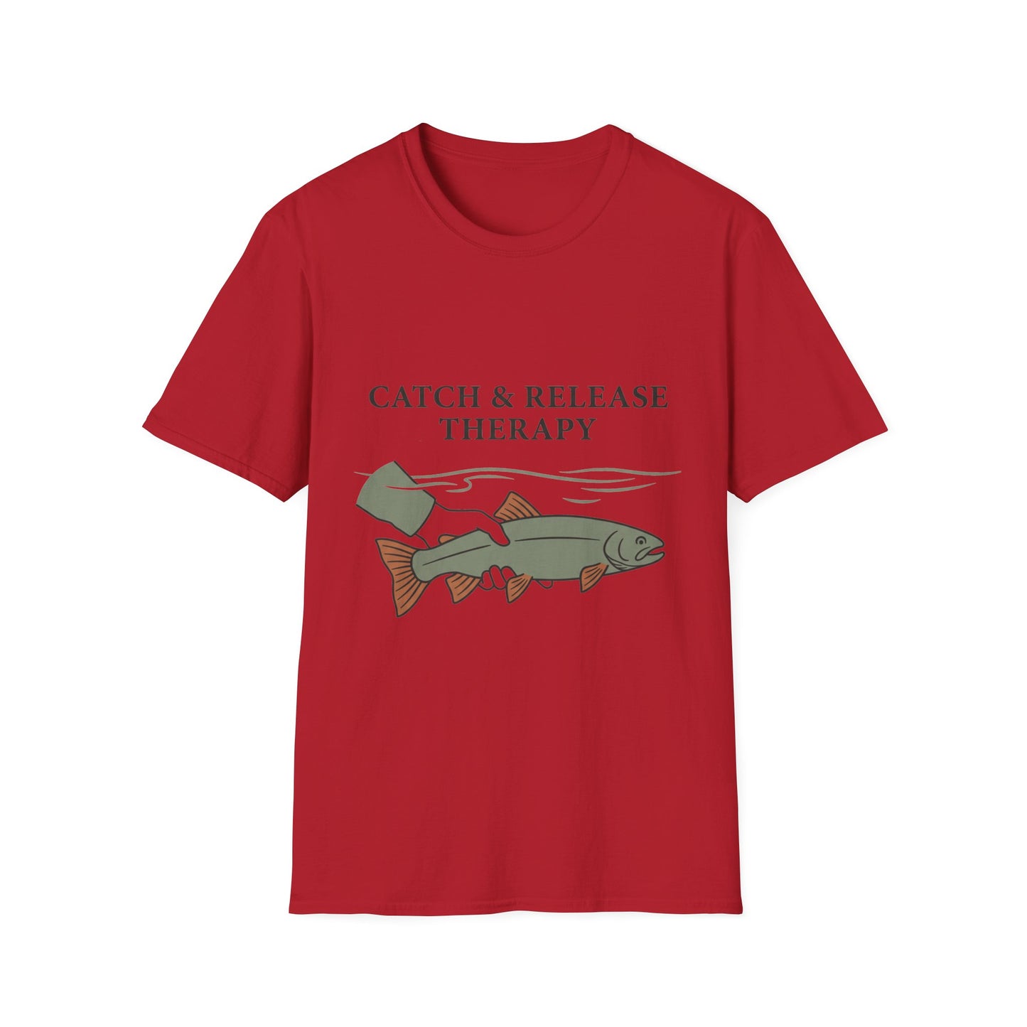 Catch & Release Therapy Tee (V2) unisex size chart