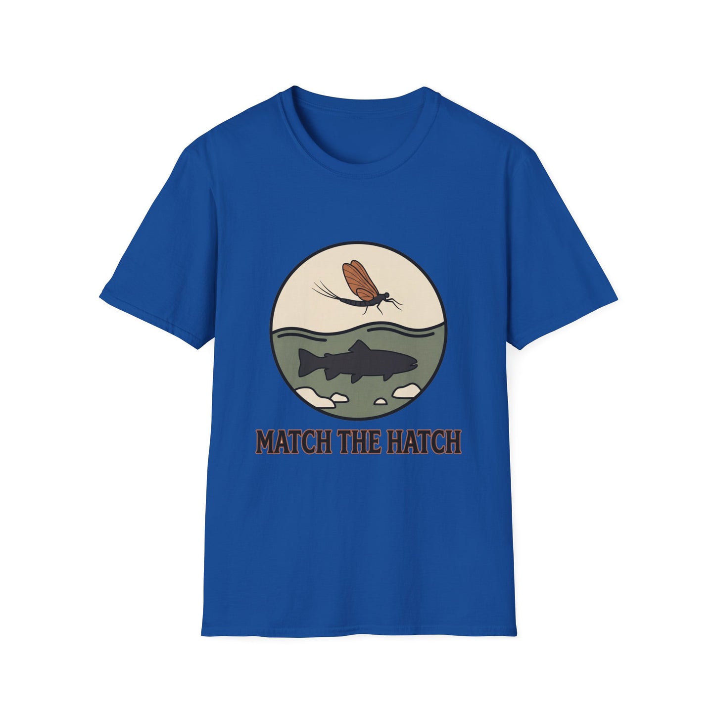 Match the Hatch Fly Fishing T-Shirt 
 Trout Graphic Tee