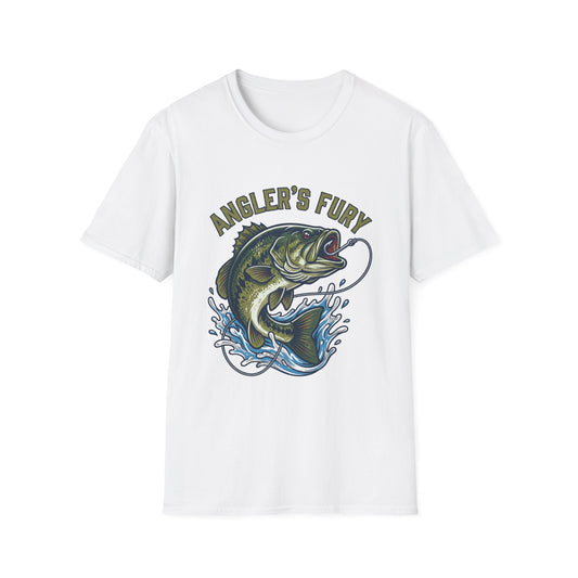 Anglers Fury Bass Fishing T-Shirt – Lure & Bass Graphic Tee
