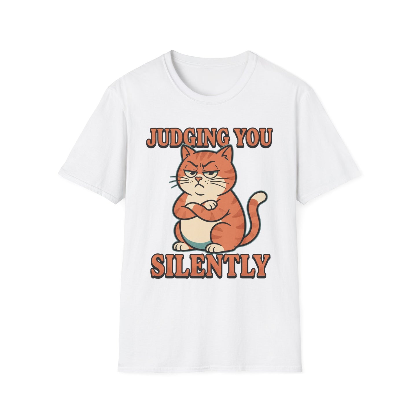 Judging You Silently Cat T-Shirt