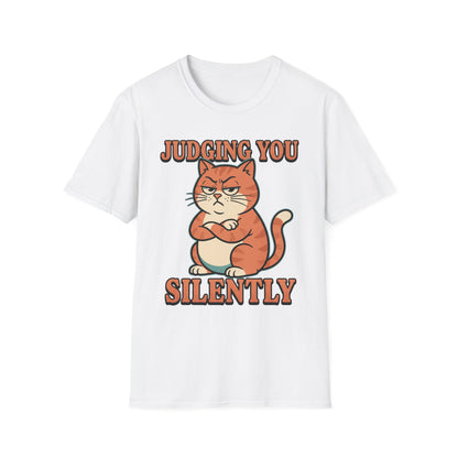 Judging You Silently Cat T-Shirt