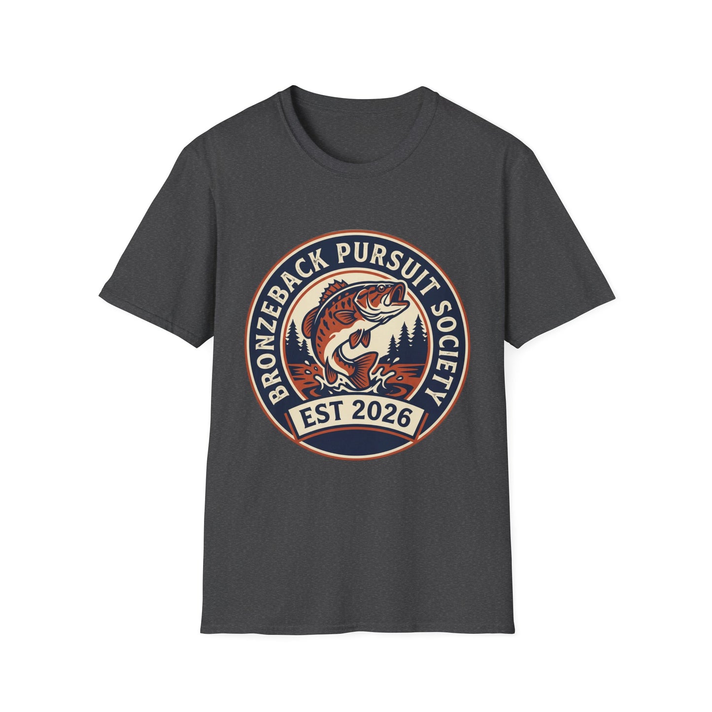 Bronzeback Pursuit Society Tee lifestyle photo worn by angler